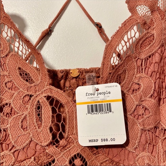 Free People Adella Lace Bodice Dress - Copper (S) - Picture 7 of 7